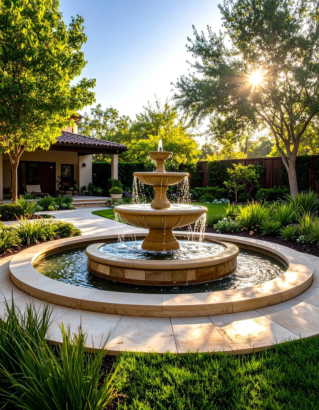 Shade Water Feature Integration - Shade Garden Ideas