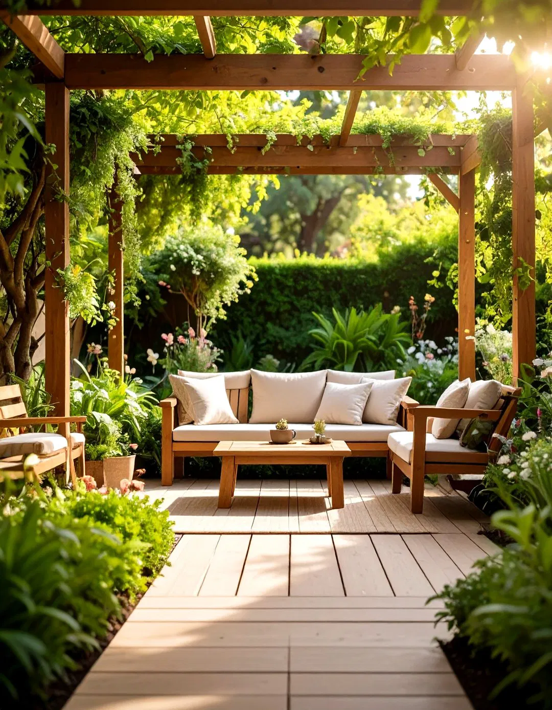 Seating Areas and Garden Rooms - Shade Garden Ideas