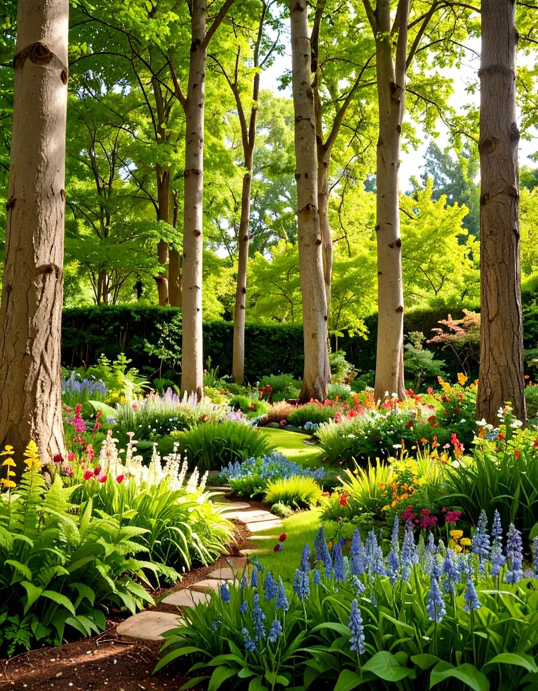 Layered Canopy Shade Structures - Shade Garden Ideas