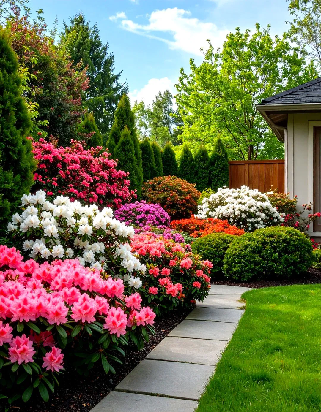 Privacy Screen Shade Plantings - Shade Garden Ideas