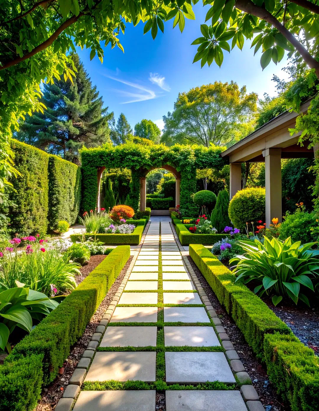 Formal Shade Garden Designs - Shade Garden Ideas