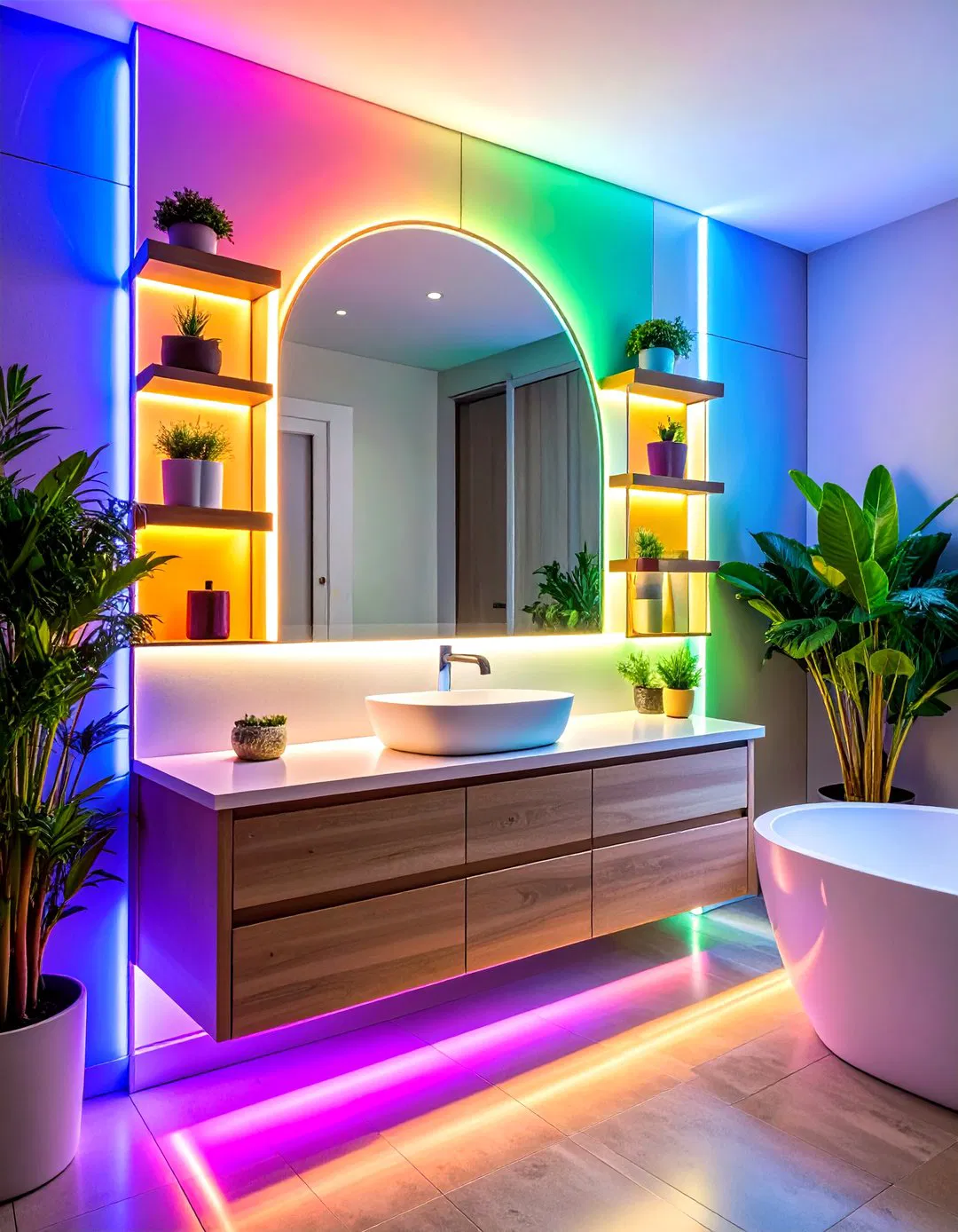 Colorful LED Strip Accent Lighting