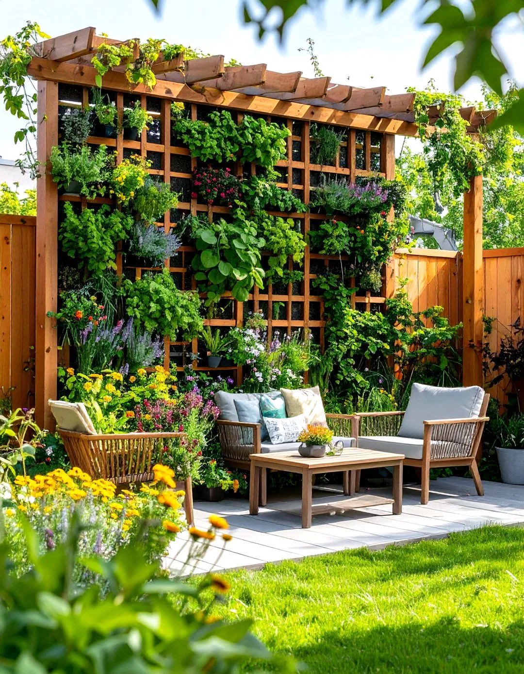 Vertical Garden Living Wall Patio
