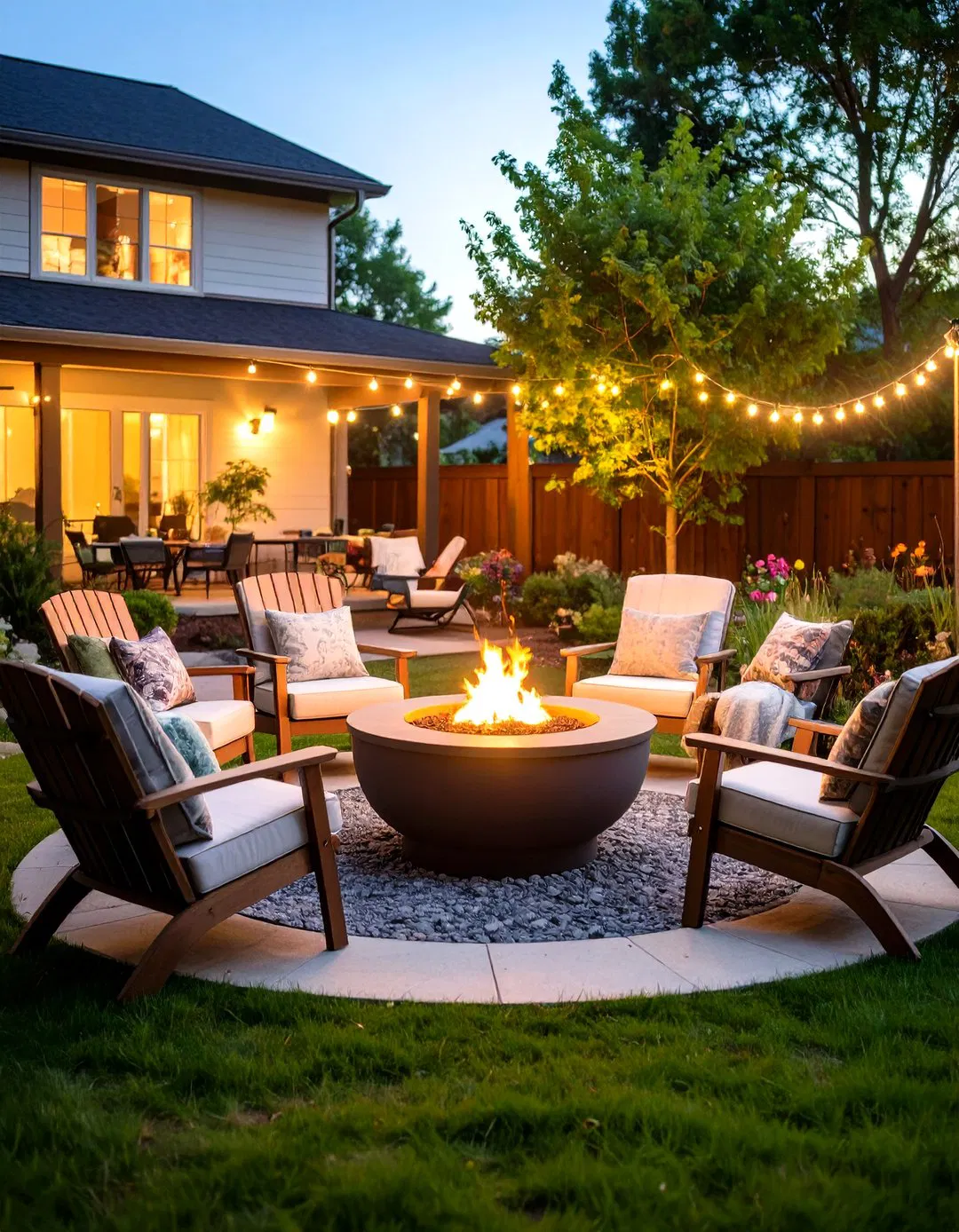 Fire Pit Conversation Patio