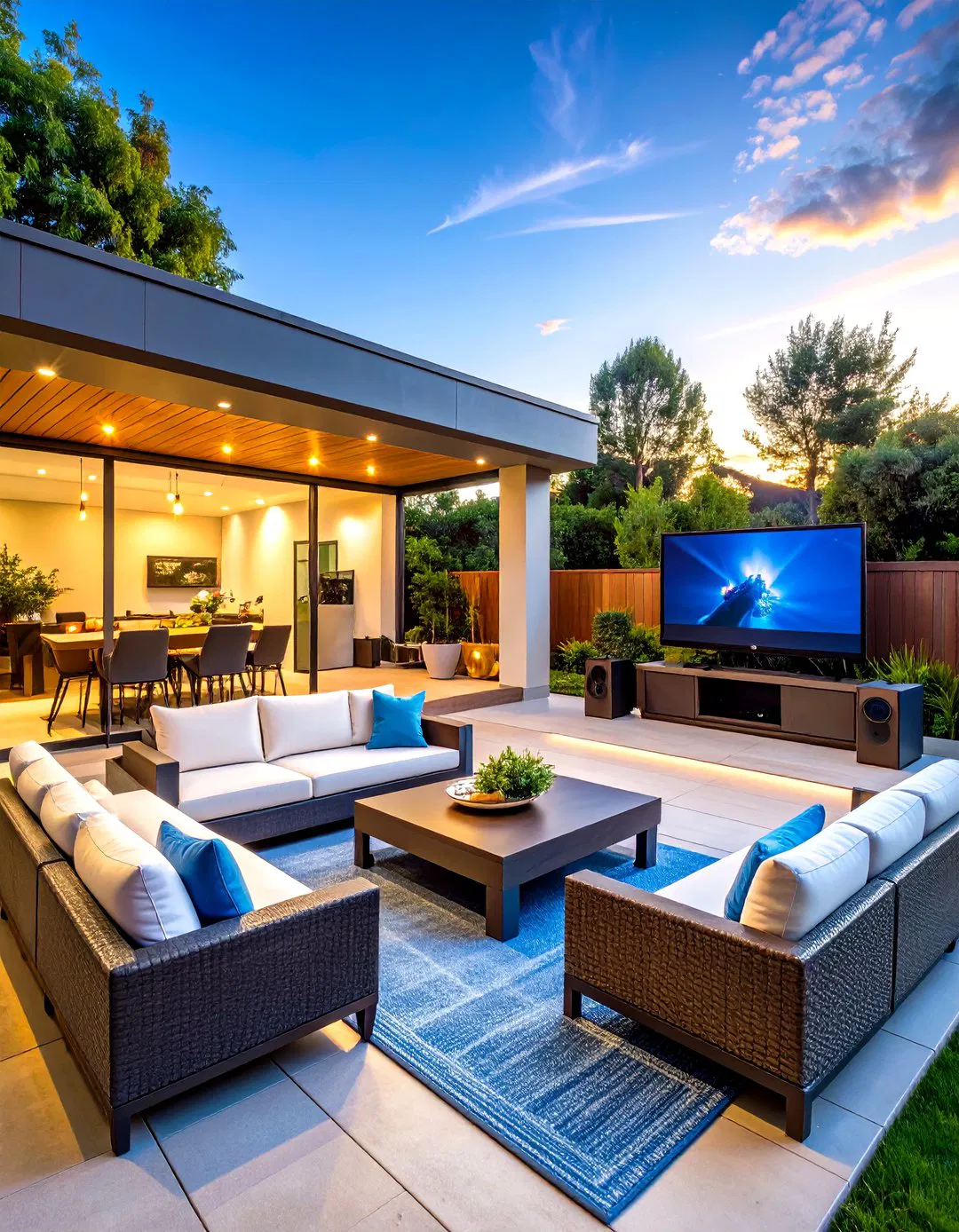 Entertainment Center Patio