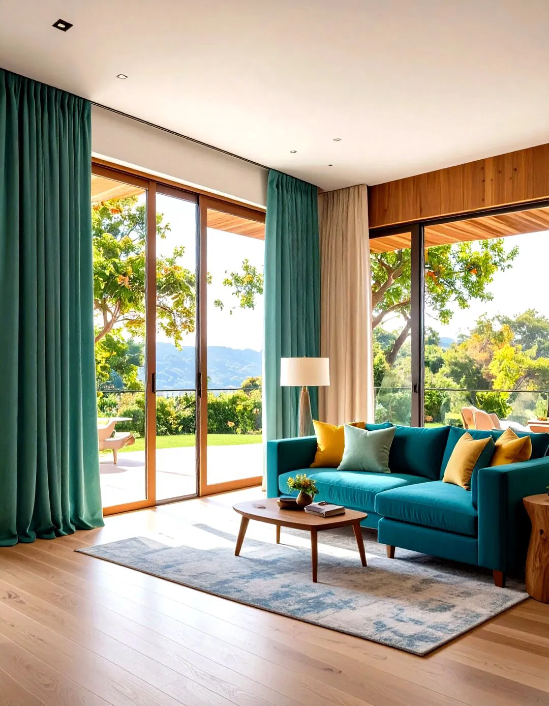 Extra Wide Single Panel Curtains