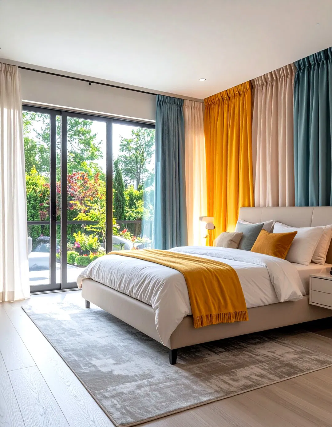 Magnetic Sliding Door Curtains