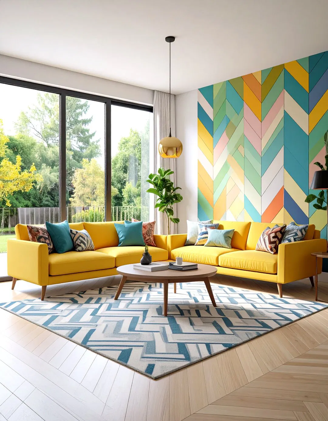Geometric Pattern Sliding Panels