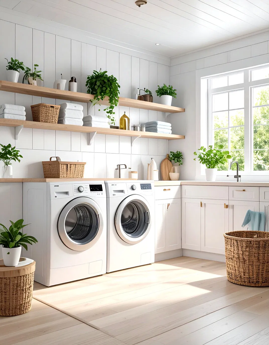 Full Wall Shiplap Treatment