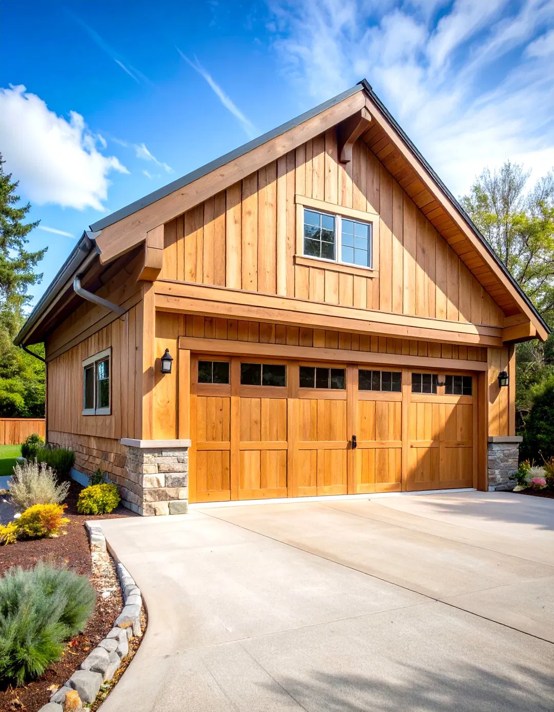 Board and Batten Siding Design - Rustic Garage Ideas