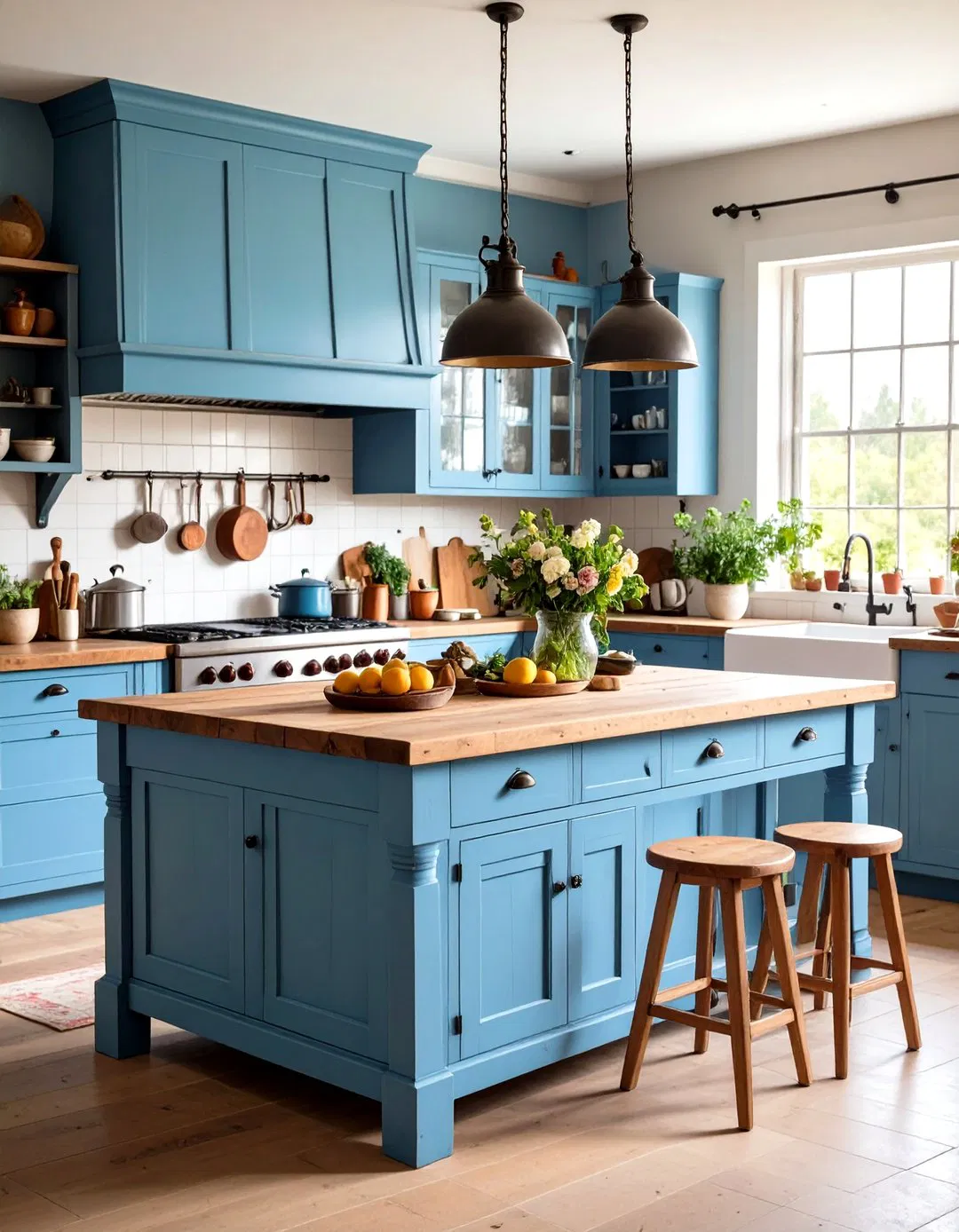 Vintage Antique Kitchen Island