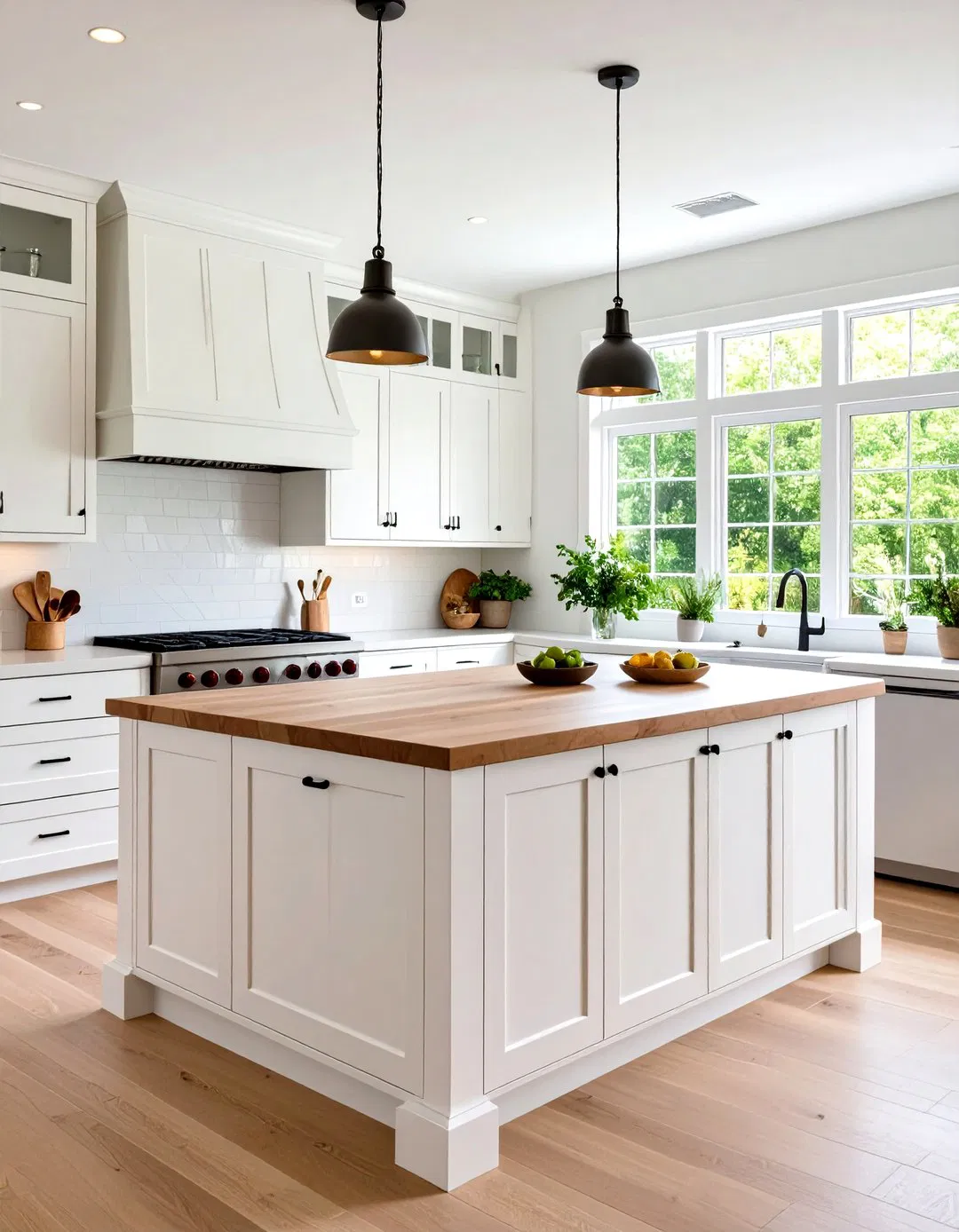 Two Tone Kitchen Island