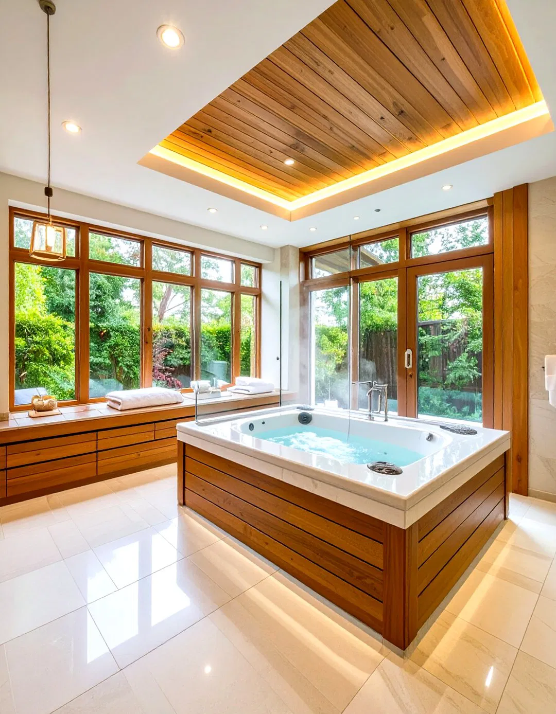 Master Bathroom Steam Room Integration