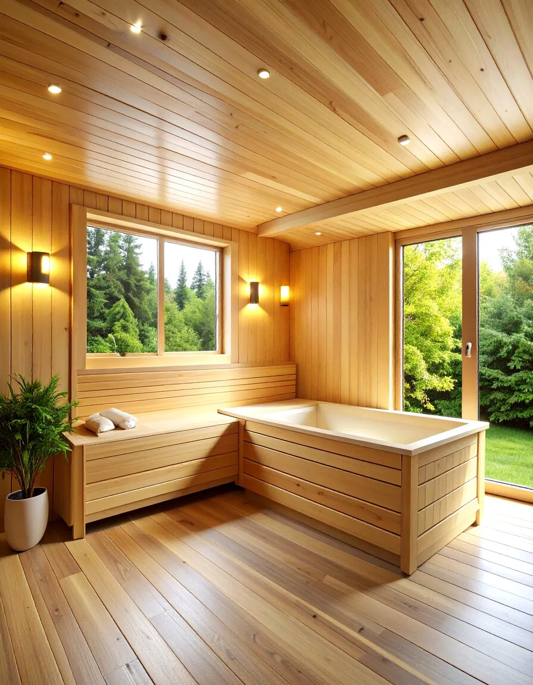 Prefab Modular Sauna with Smart Controls