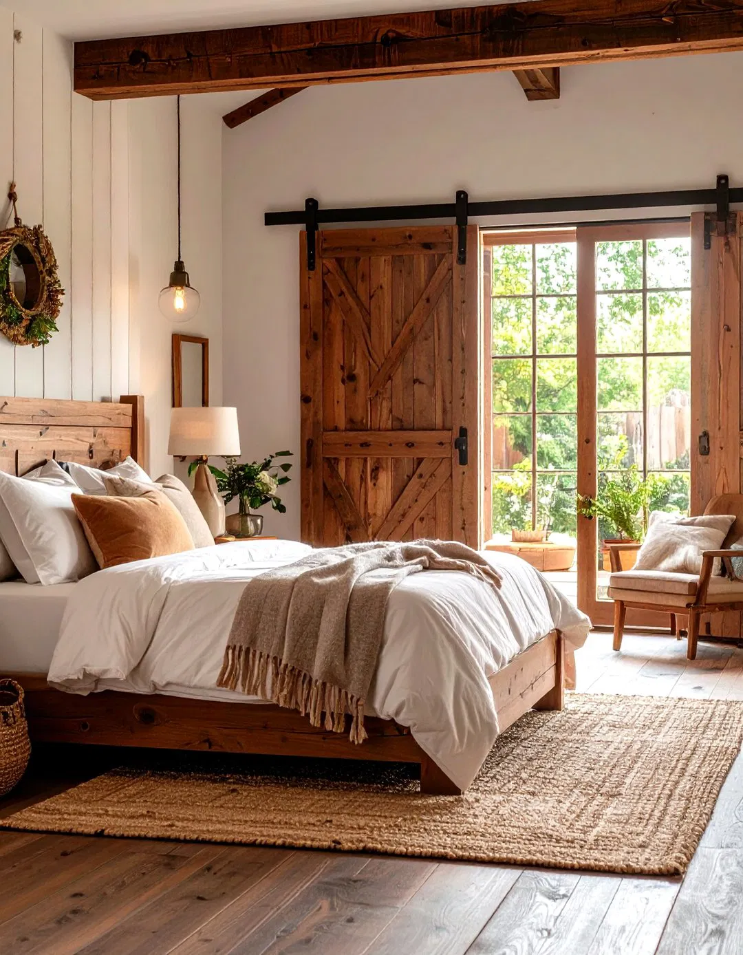 Sliding Barn Door Feature