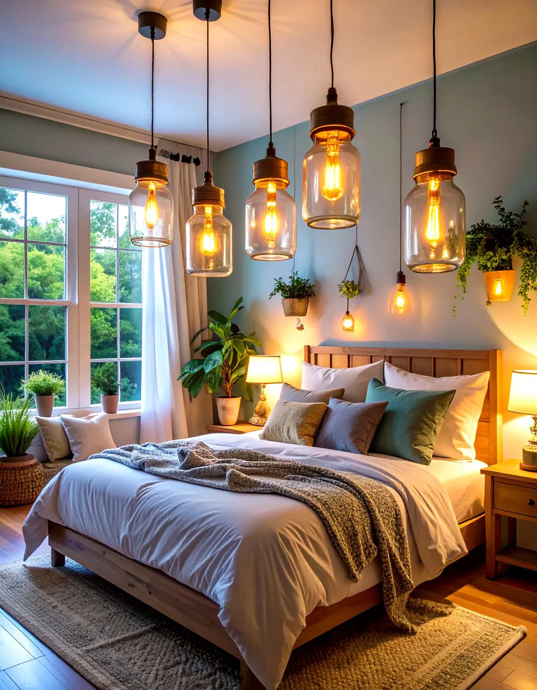 Mason Jar Pendant Lighting