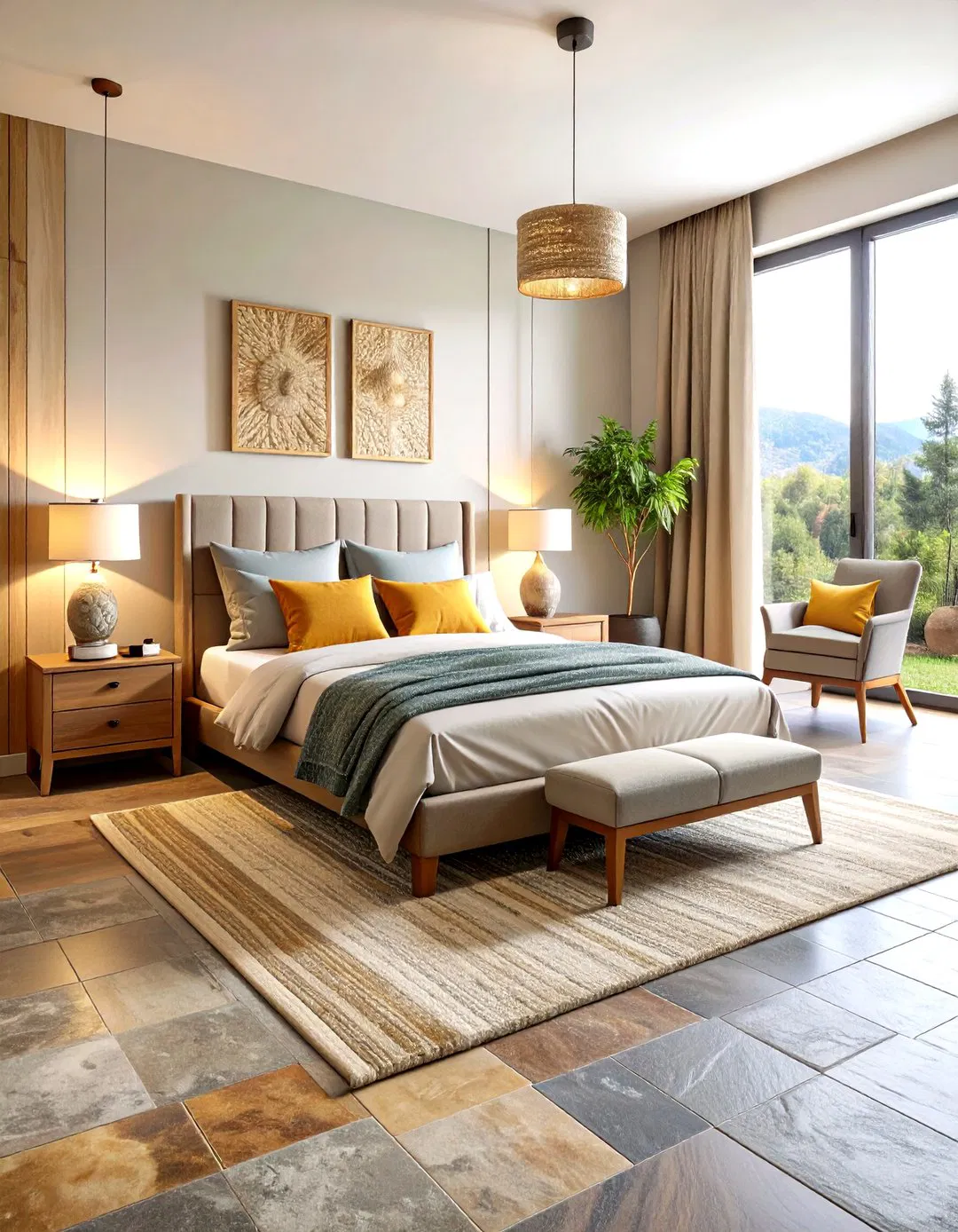 Natural Stone Flooring Elements