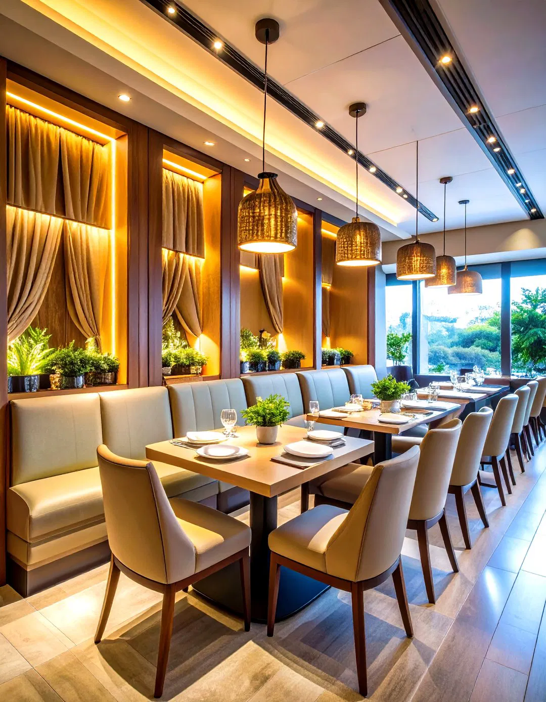 Intimate Private Dining Pods