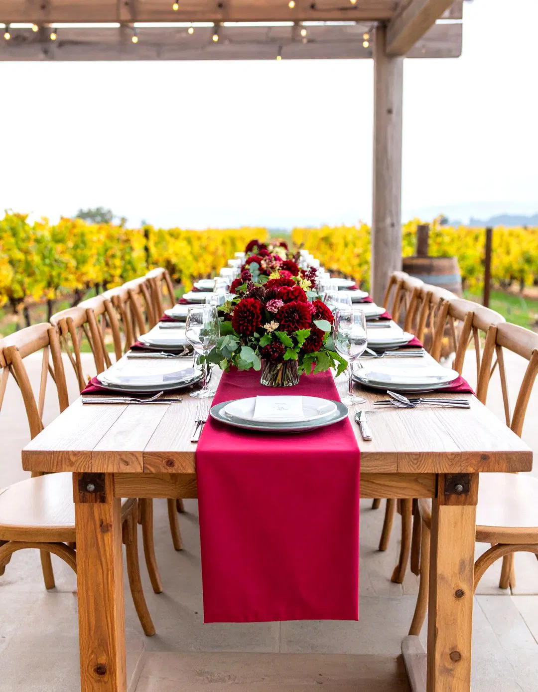 Marsala Wine Country Wedding