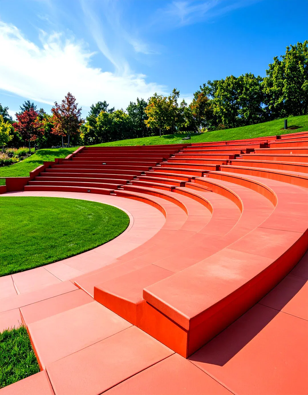Red Paver Entertainment Amphitheater