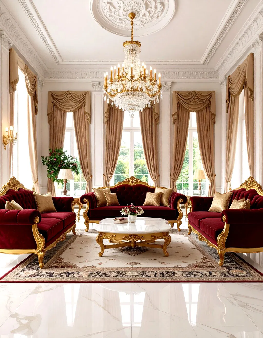 Formal Victorian Parlor