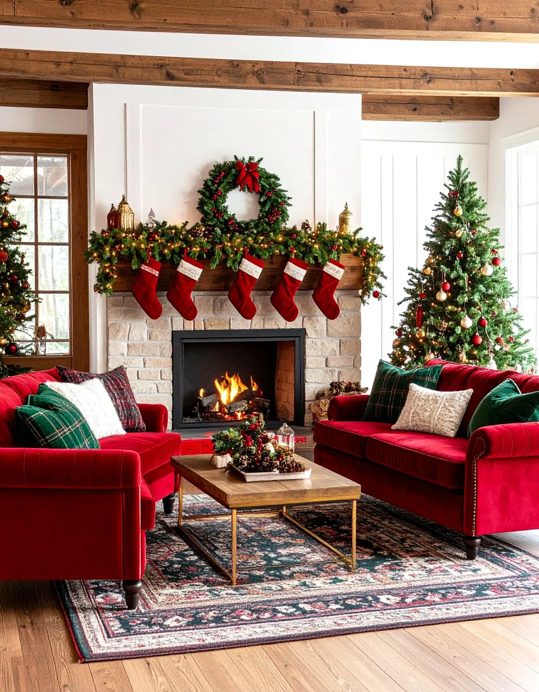 Seasonal Holiday Gathering Room