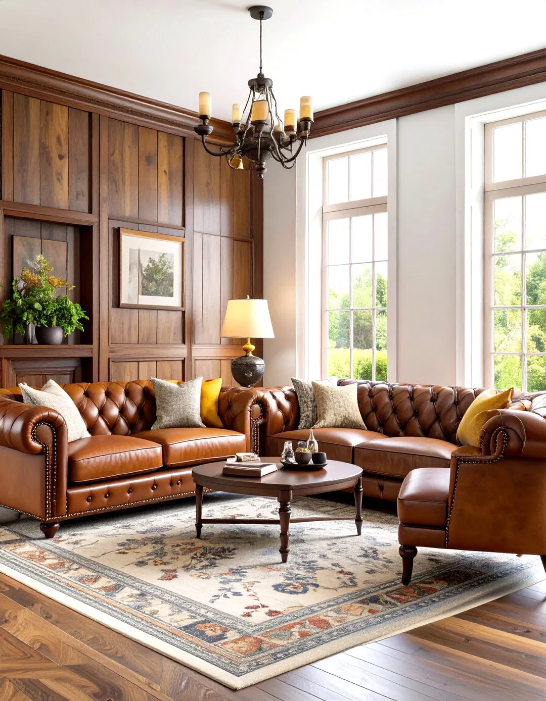 Leather and Tweed Gentleman's Den