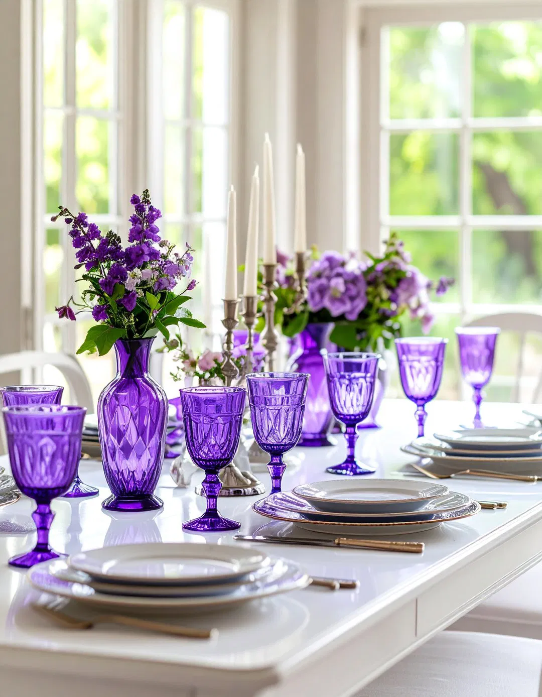 Vintage Purple Depression Glass Collection