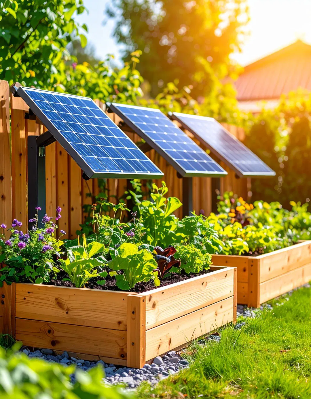 Solar Powered Raised Bed with Automation