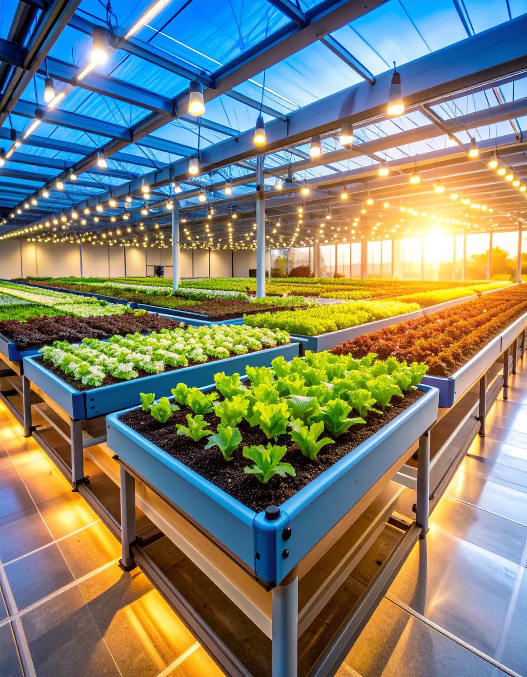 Hydroponic Raised Bed with Reservoir System