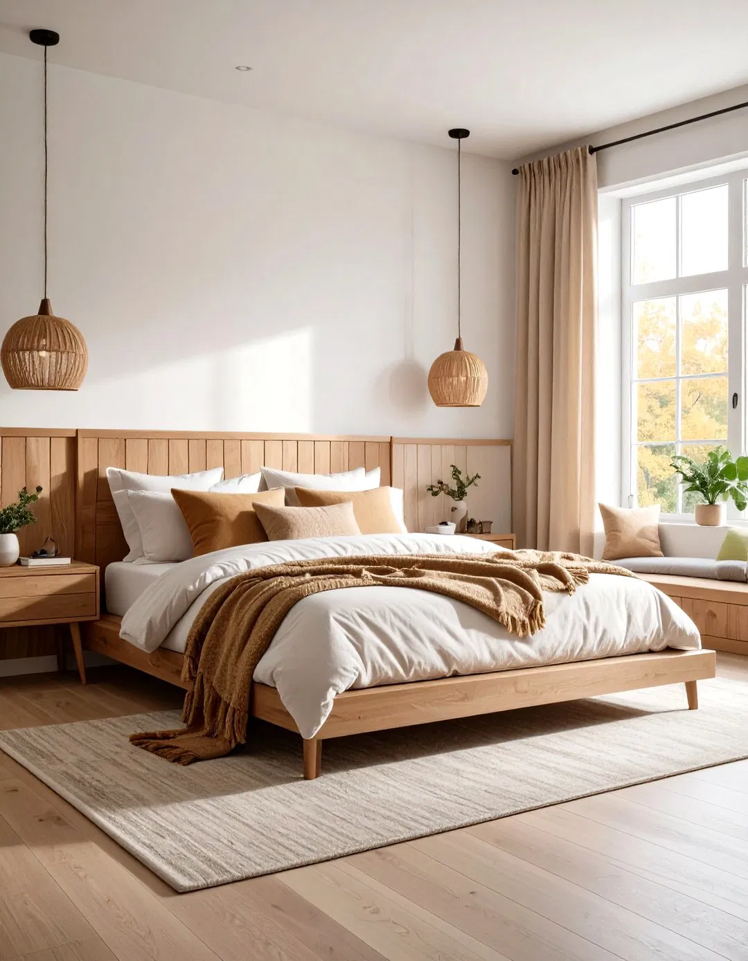 Master Bedroom with Low Profile Prairie Furniture