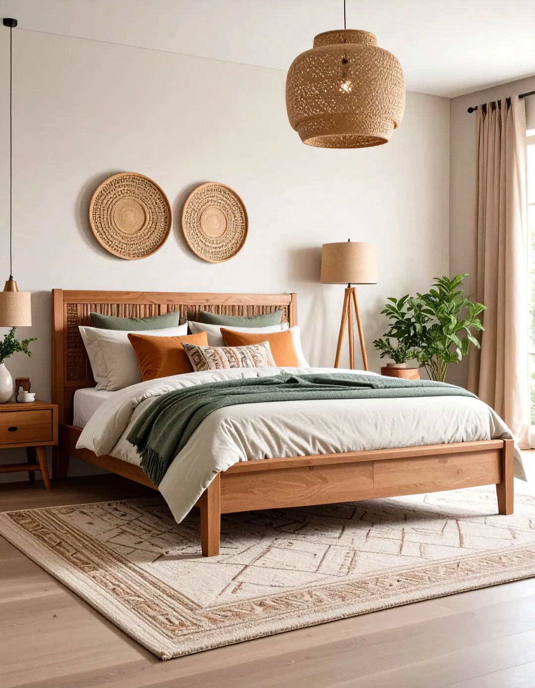 Prairie Style Guest Bedroom with Mission Style Furniture