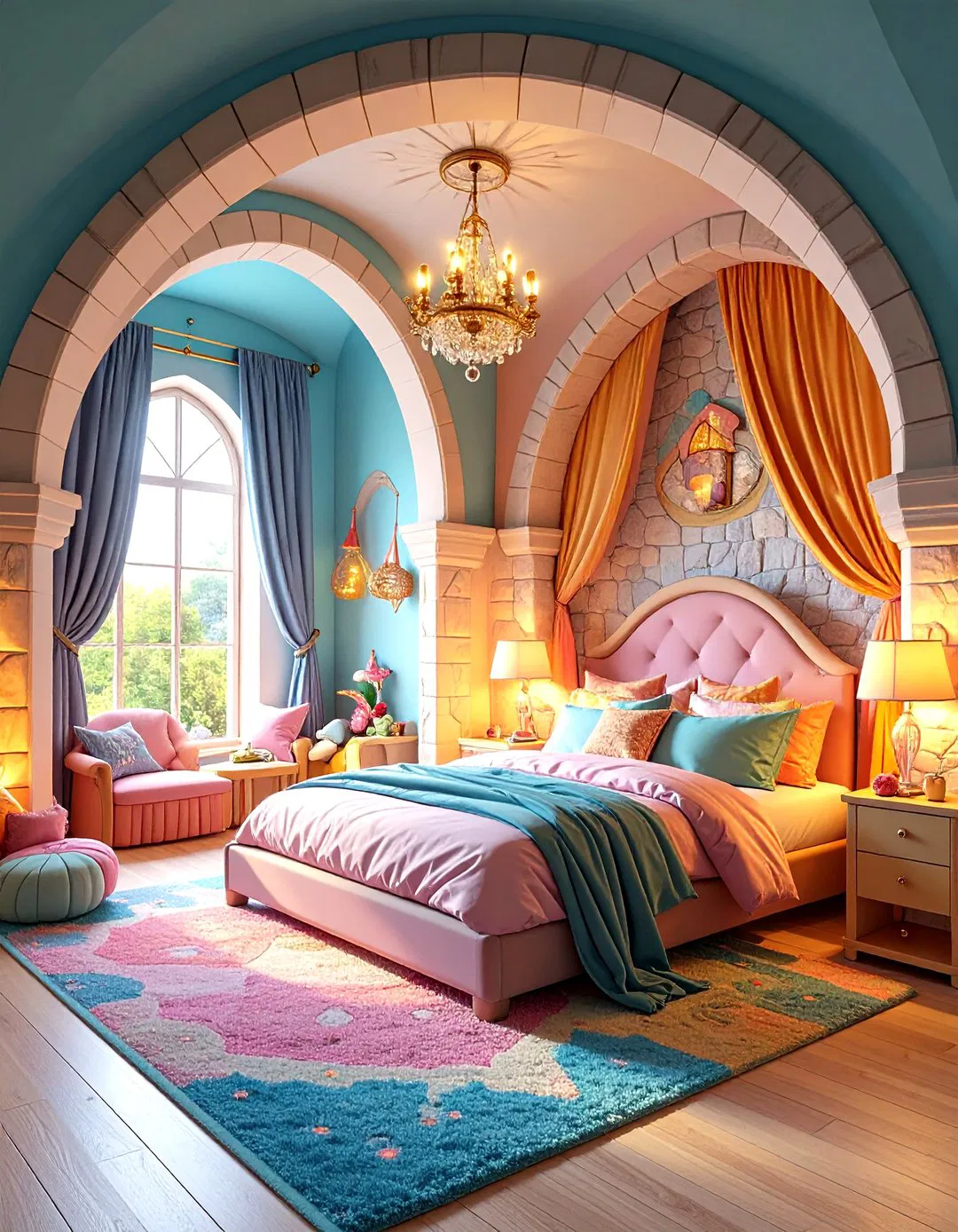 Princess Castle Themed Room