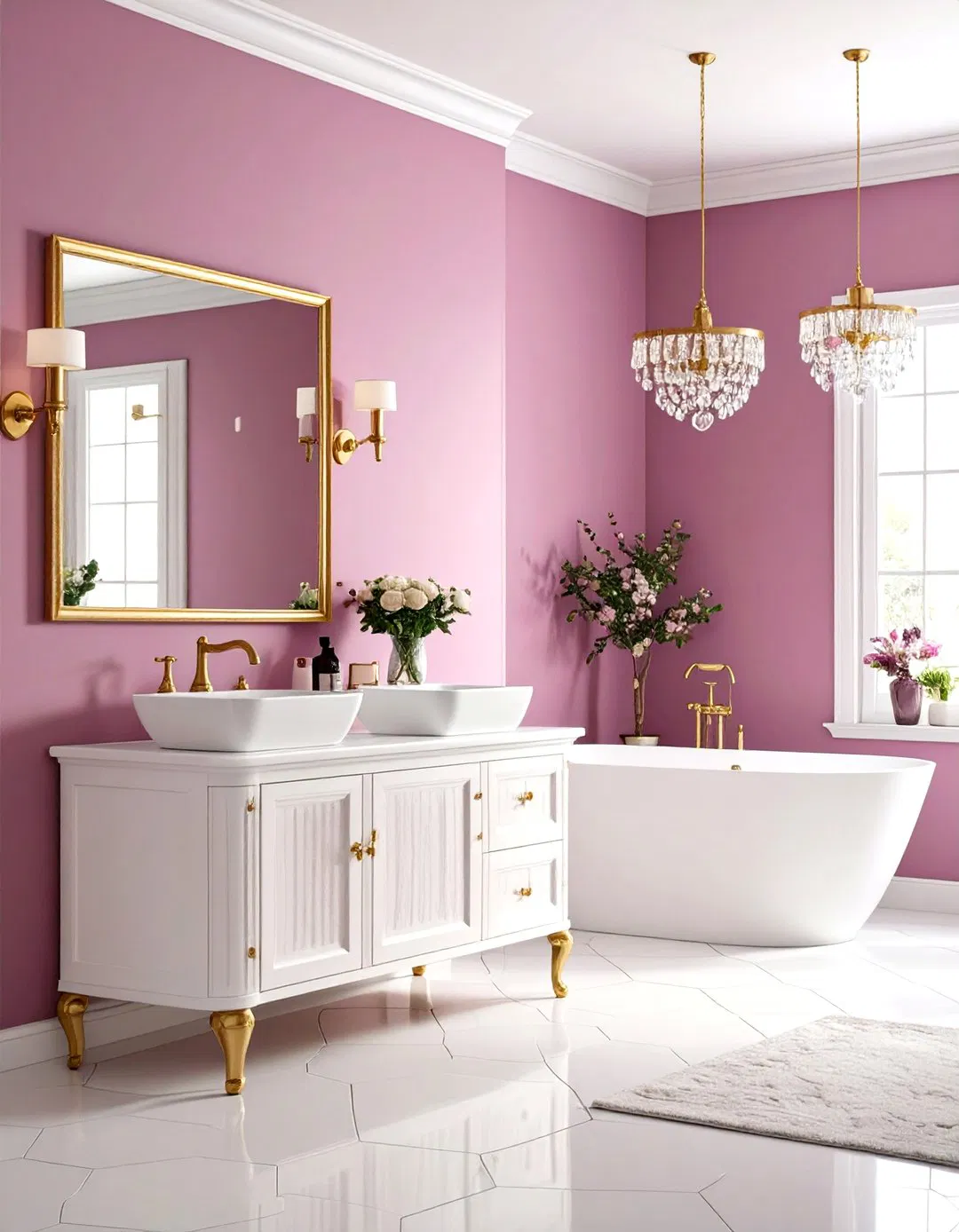 Classic Plum - Purple Bathroom Ideas