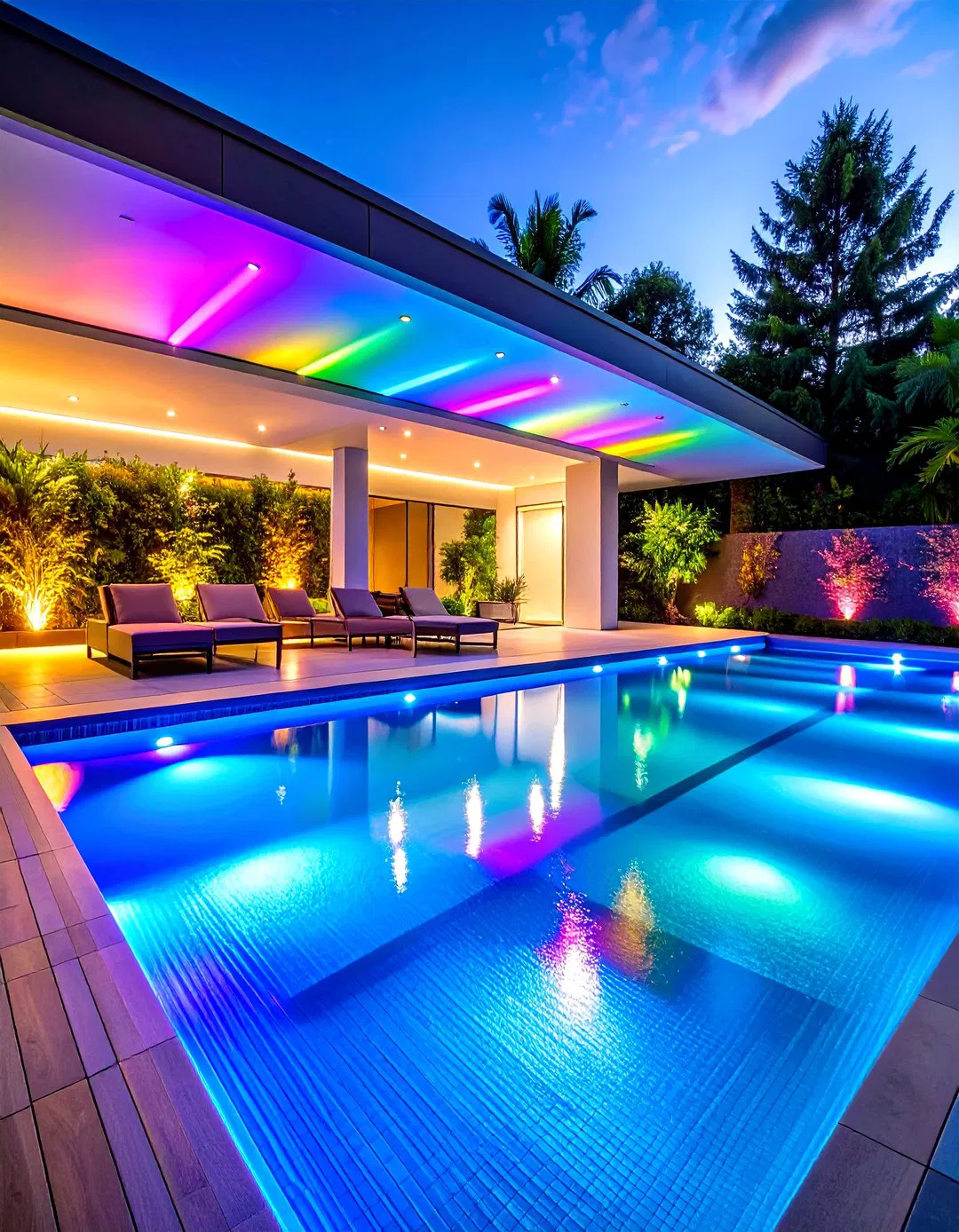 Smart Color Changing Pool Systems