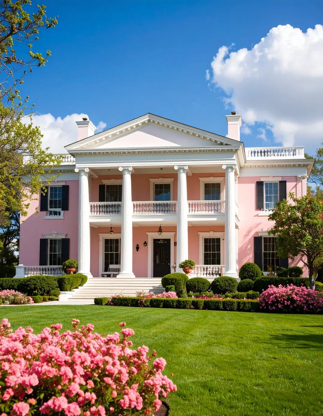 Greek Revival Pink Grandeur