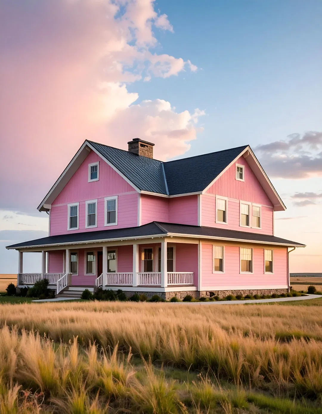 Prairie Style Pink Horizontal Harmony