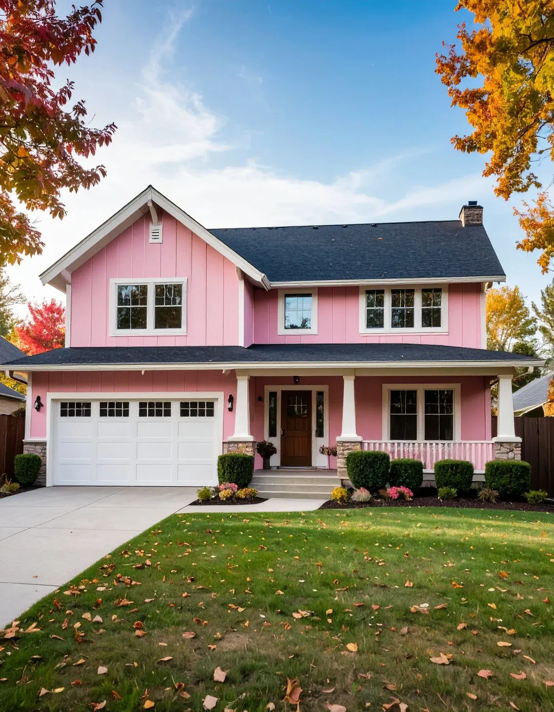 Ranch Style Pink Suburban Classic