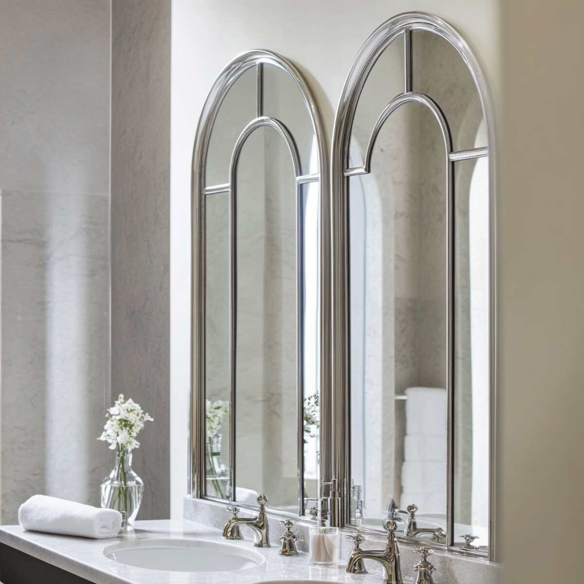 Art Deco Style Arched Mirror