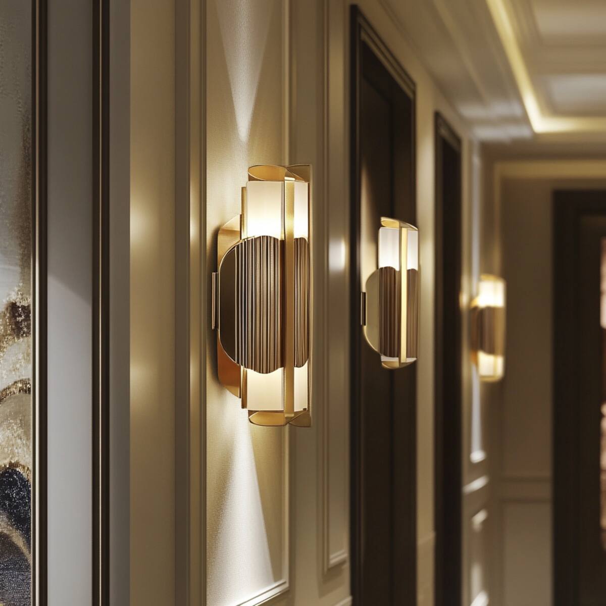 Art Deco-Inspired Wall Lights - Hallway Wall Sconces Ideas
