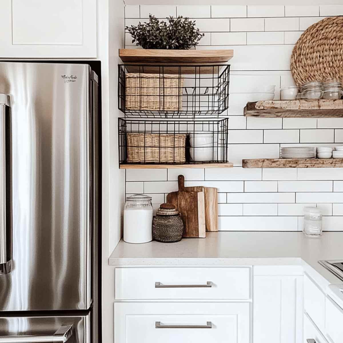 Metal Wire Baskets for Kitchen