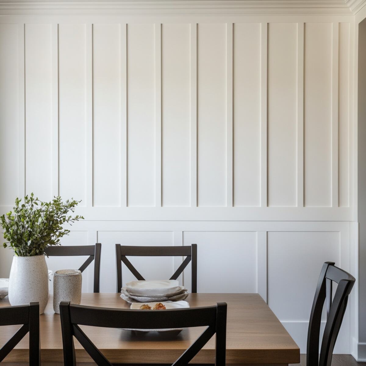 Minimalist Flush Wainscoting