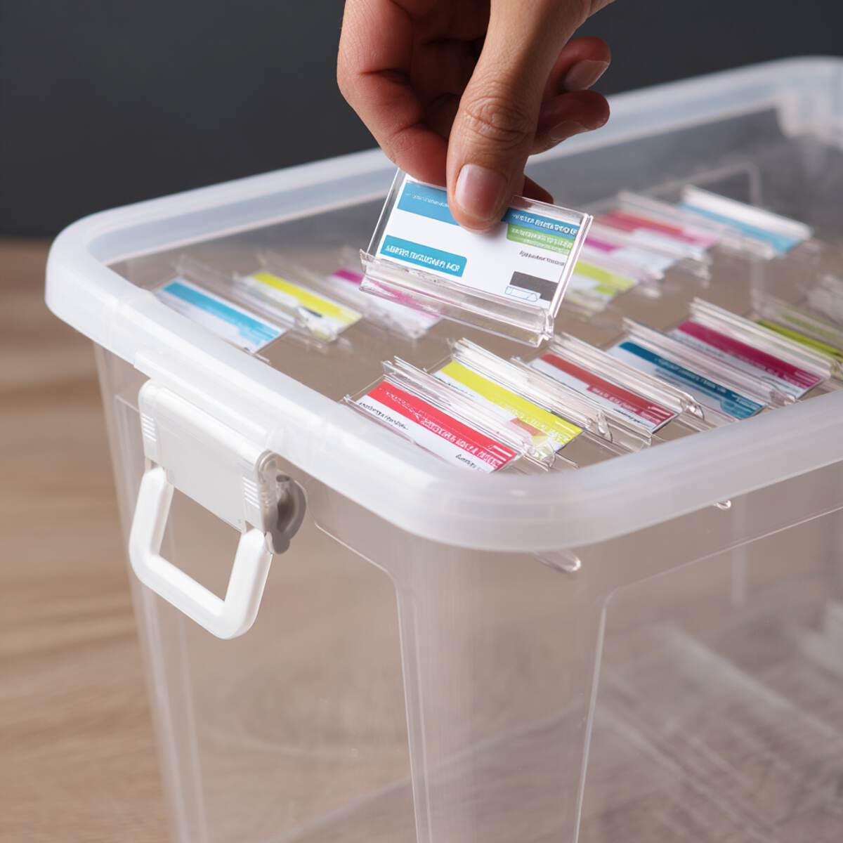 Clip-On Label Holders