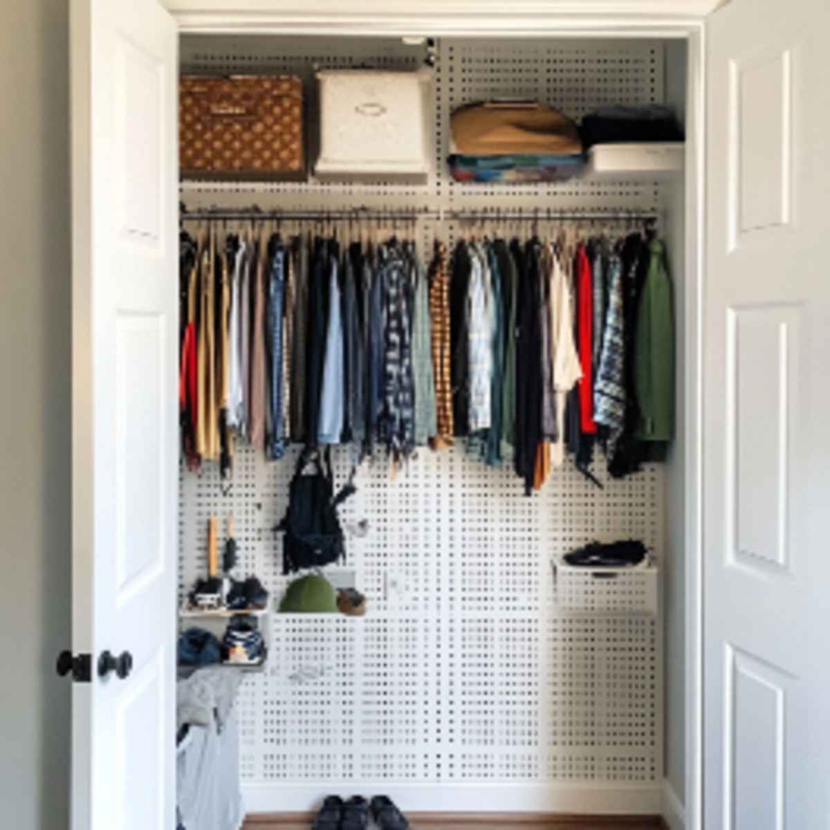 Pegboard storage system