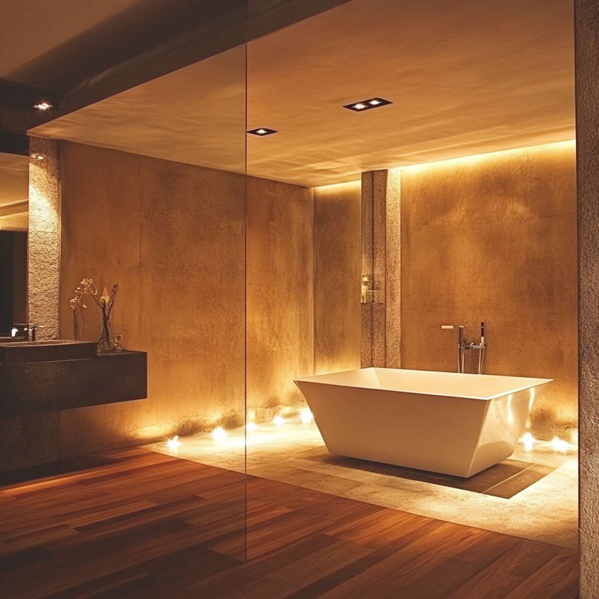 Soft, ambient lighting