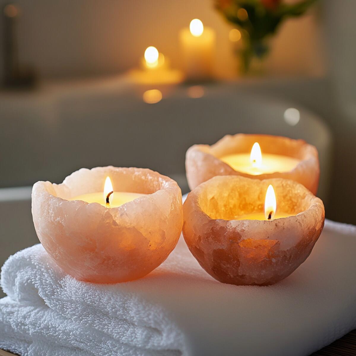Scented candles or Himalayan salt lamps