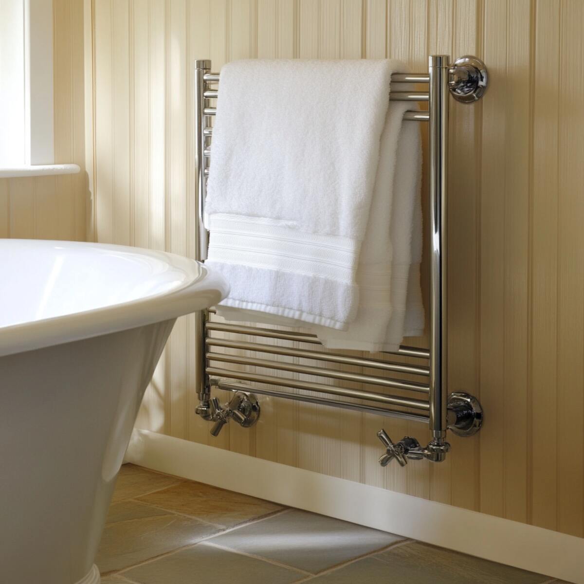 Towel warmers for added comfort