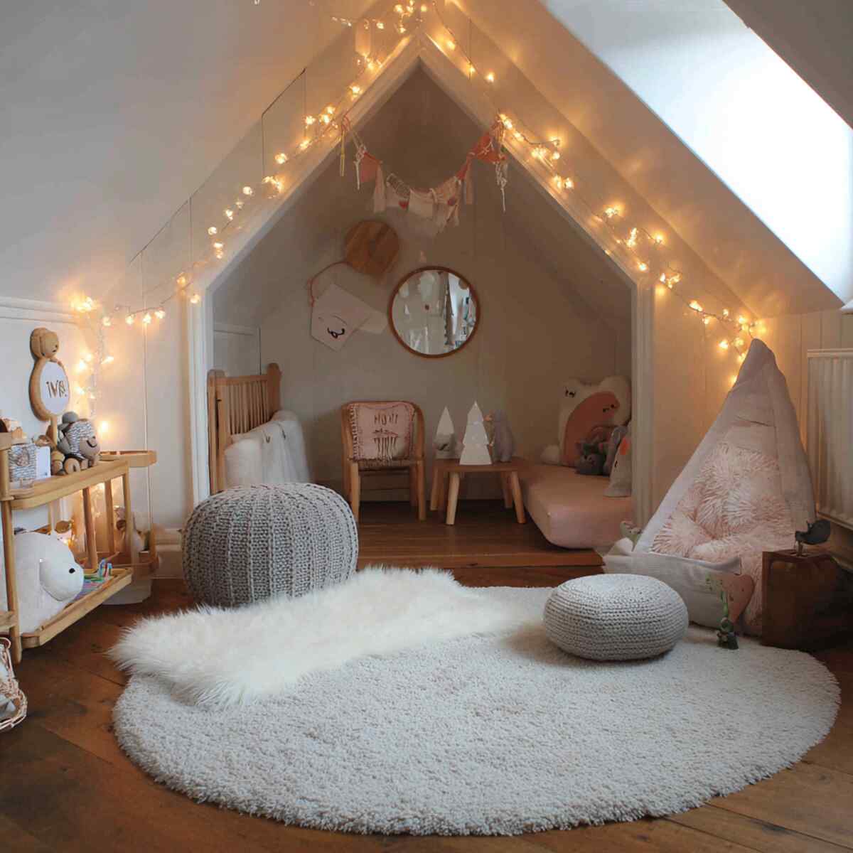 Fairy Lights and Cozy Rugs