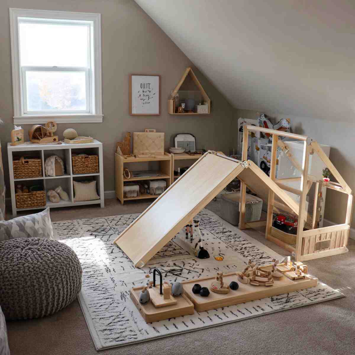 Montessori-style Play Setup