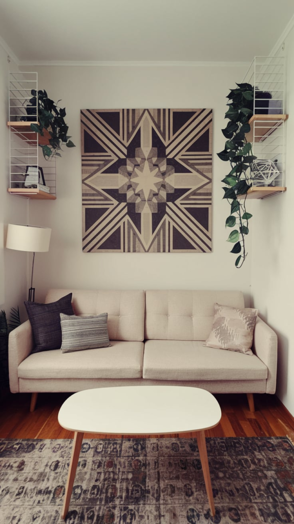 Minimalist Wooden Floating Shelves